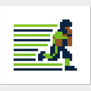 Tecmo Running Back - Seattle Posters and Art